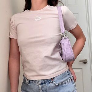 Vintage Pink Baby Tee PUMA
